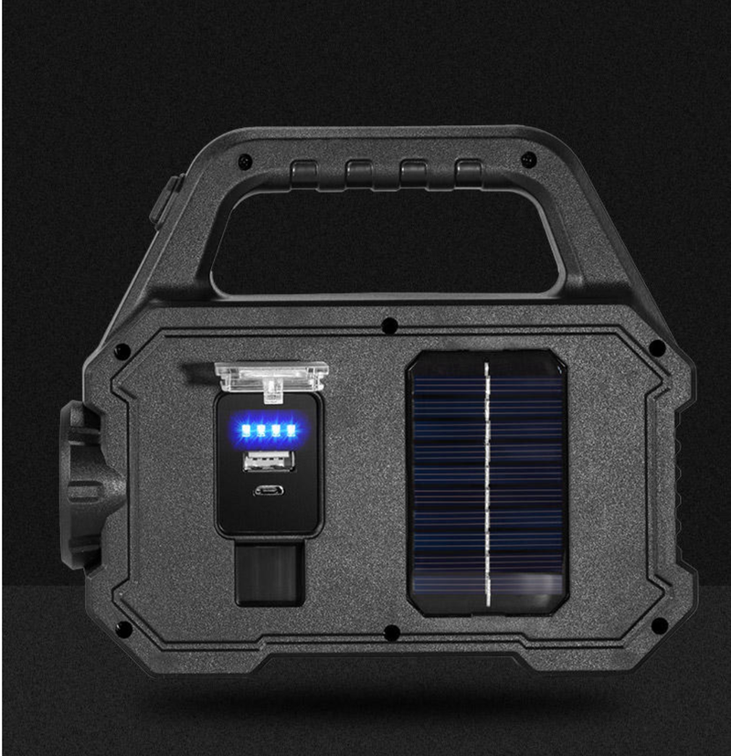 Linterna Led solar de mano con USB - BG Electronic +Plus