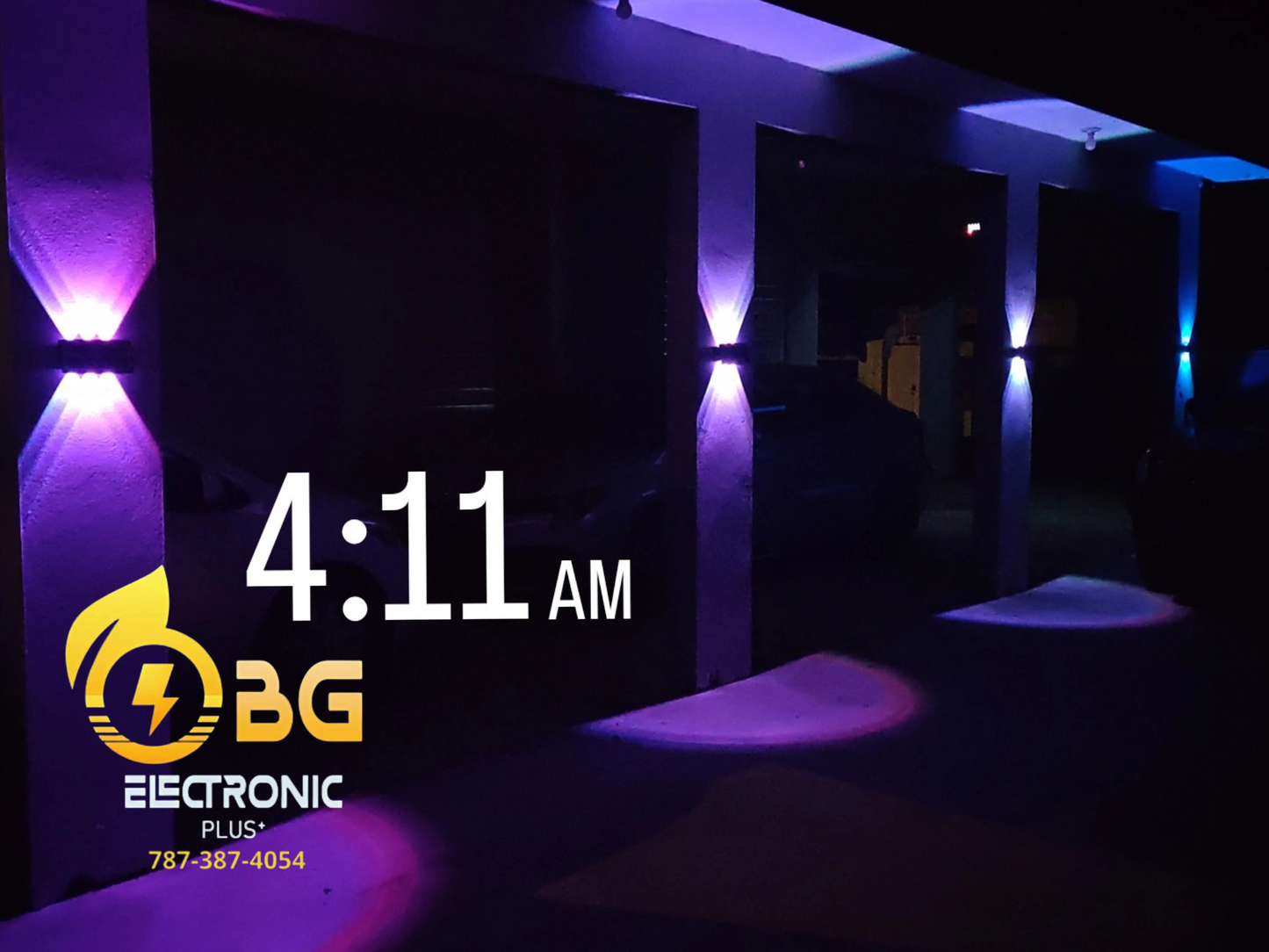 LUCES SOLARES RGB DE PARED EXTERIOR 6 LED - BG Electronic +Plus